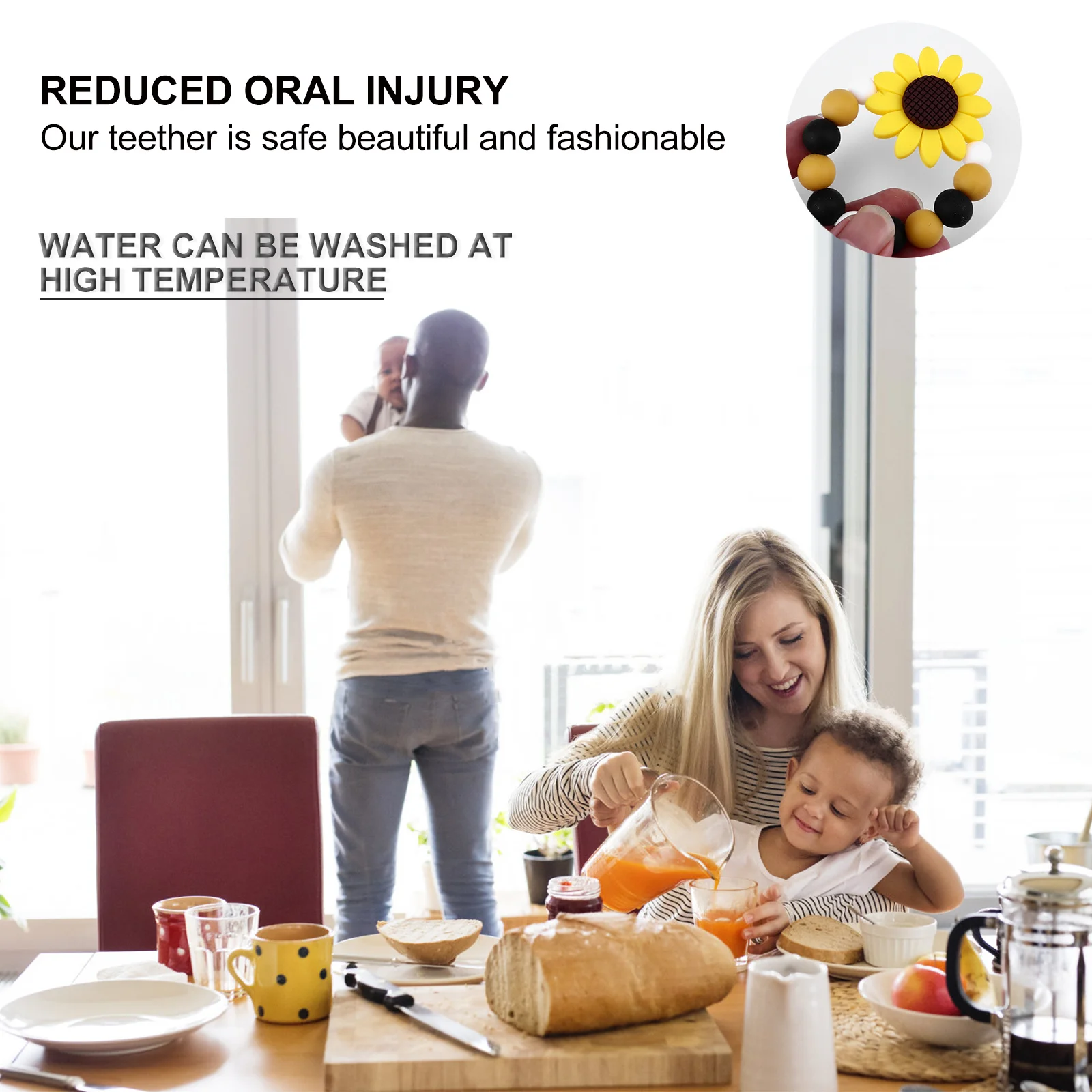 

Силиконовый детский прорезыватель, безопасный натуральный жевательный мягкий детский обезболивающий инструмент для шлифования зубов, ручной прорезыватель, детские прорезыватели