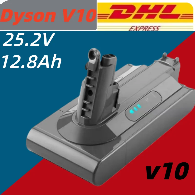 

Dyson V10 Vacuum Cleaner 12800mAh Cordless Long Battery Life Handheld Vacuum for Home Cleaning