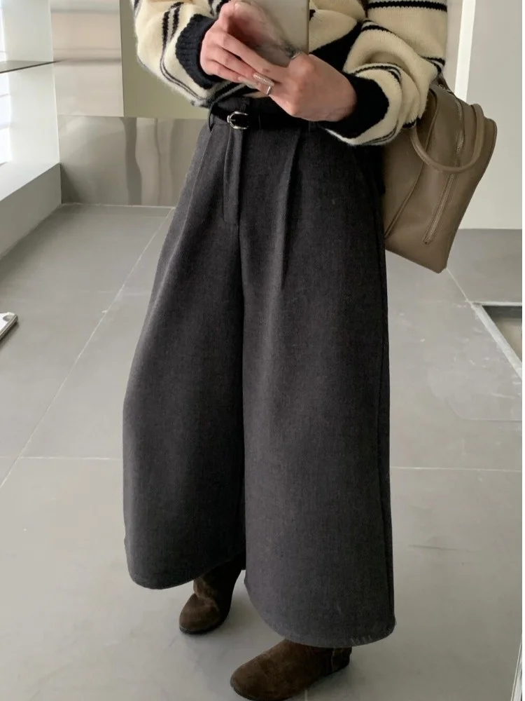 Faionable شيك شتاء جديد Fce اصطف المرأة سراويل تقليدية عالية الخصر الكورية Sle عالية الخصر تنوعا التخسيس العصرية #5