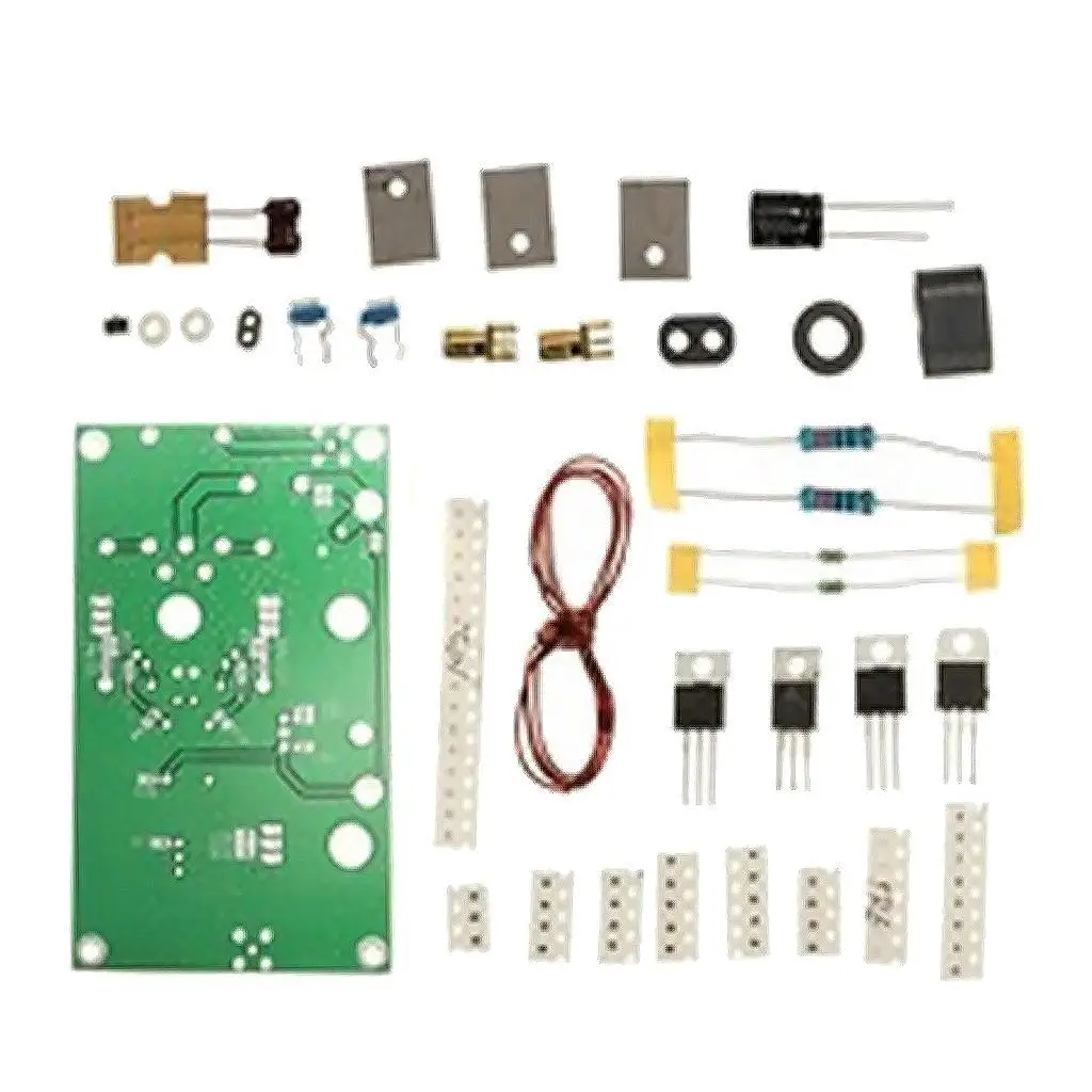 HF Linear Power Amplifier Board 45W DIY Kit for Ham Radio SSB AM CW FM Signal Green Plastic