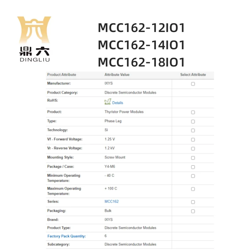 MCC162-12IO1 MCC162-14IO1 MCC162-18IO1 module