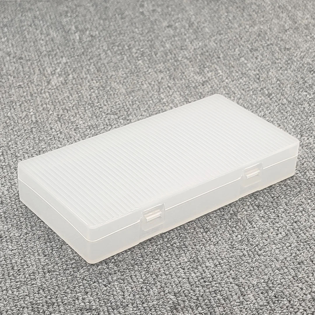 2/4/8 Slots 18650 Battery Storage Box Hard Case Holder 18650 Rechargeable Battery Power Bank Plastic Case Transparent