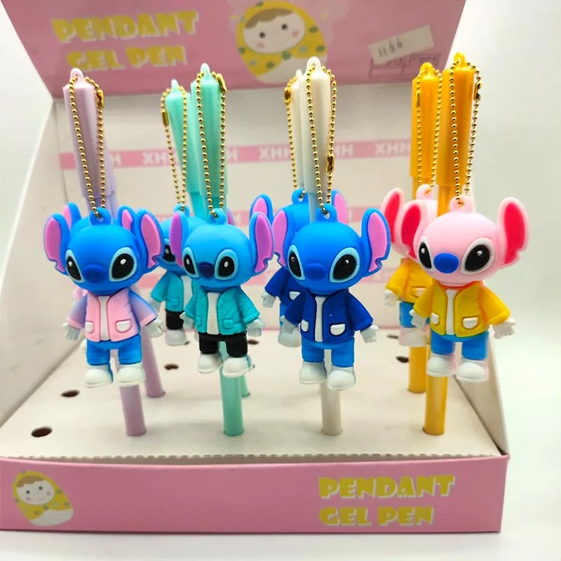 20pcs/lot Creative Stitch Pendant Gel Pen Cute 0.5mm Black ink Neutral Pens Promotional Gift Office School Supplies