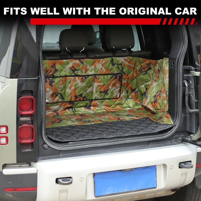 

New Camouflage Cargo Liner Pet Mat Waterproof Pet Trunk Protector Mat Car Trunk Mat For Land Rover Defender 110 L663 2020-2026