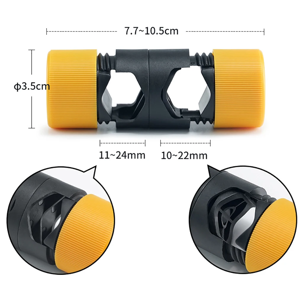 Multi-funktion DSLR Flash Licht Stehen Zentrum Griff Welle Adapter Stecker w/Doppel Loch Position Montieren Clip für overhead Schuss – Detail 2