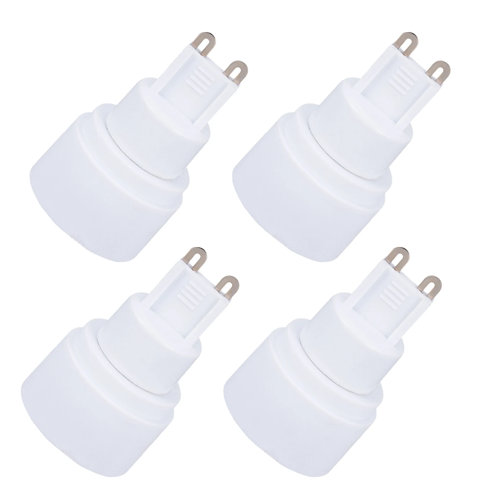 

4 шт. G9 к E14 адаптер для лампочки, преобразователь цоколя для лампы, удлинитель, термостойкий, простая установка, совместим со столом