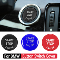 Car Moto Engine Start Stop Button Cover Sticker Interior Trim for BMW X5 E53 E70 X6 E71 E72 X3 E83 X1 E84 E90 E60 E92 E93 Parts