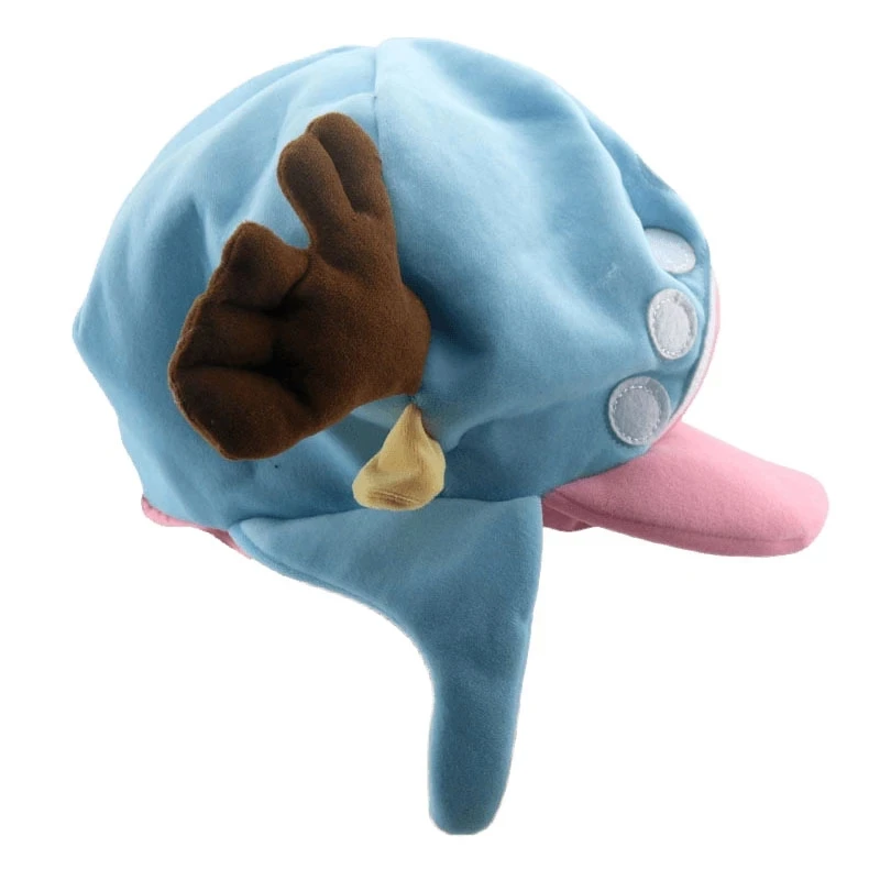 Anime Tony Tony Chopper Cosplay Hat Plush Cotton Hat Warm Hat Cartoon Cap Gift Prop Accessories