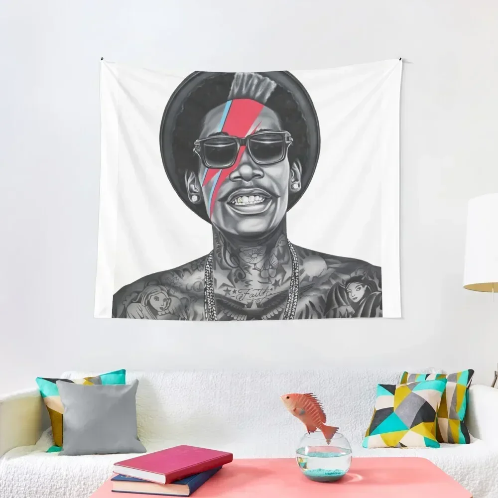 

WIZ KHALIFA OFFICIAL FACE Tapestry Wall Mural Wall Carpet Room Decoration Accessories Tapestry