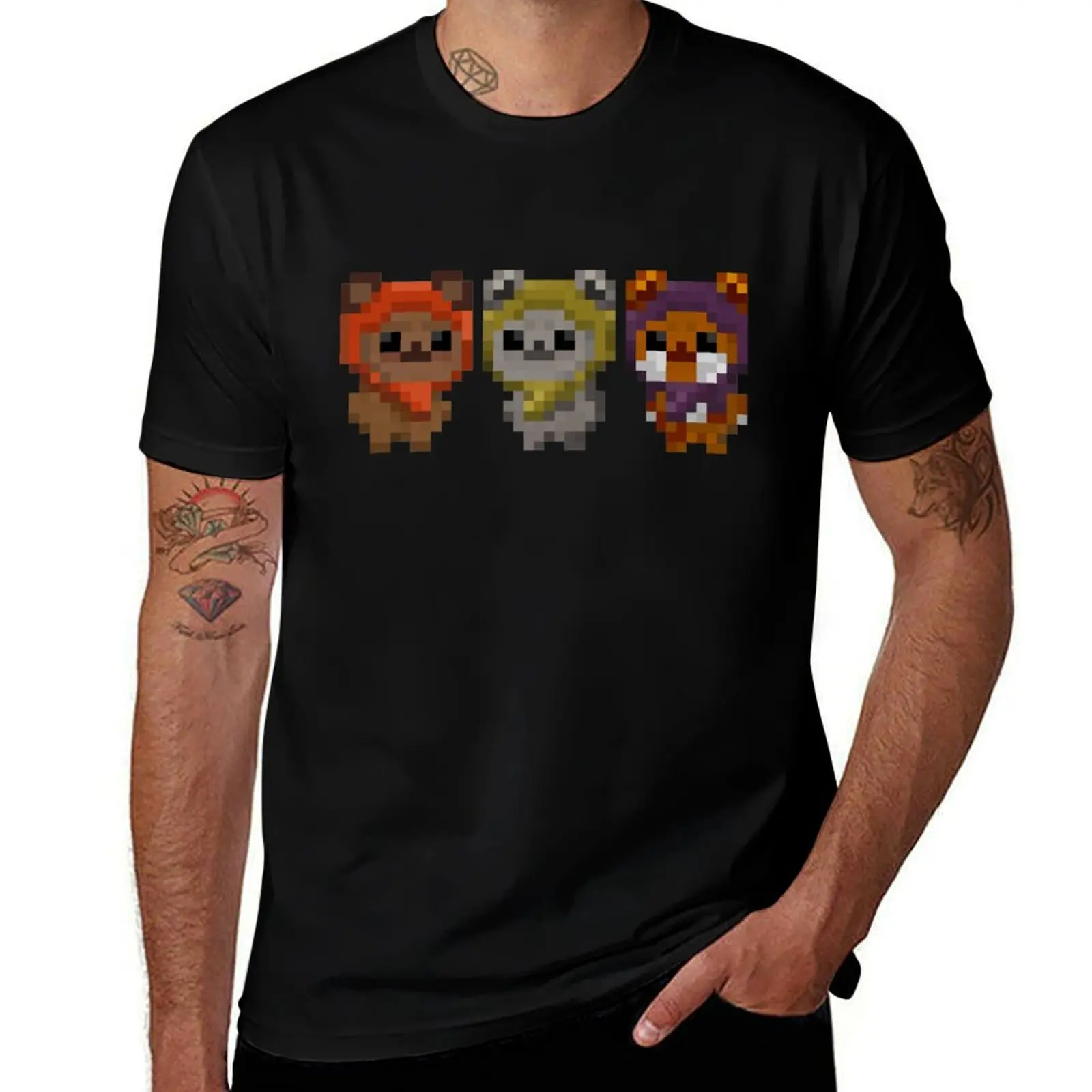Ewok Pixel Art T-Sh…
