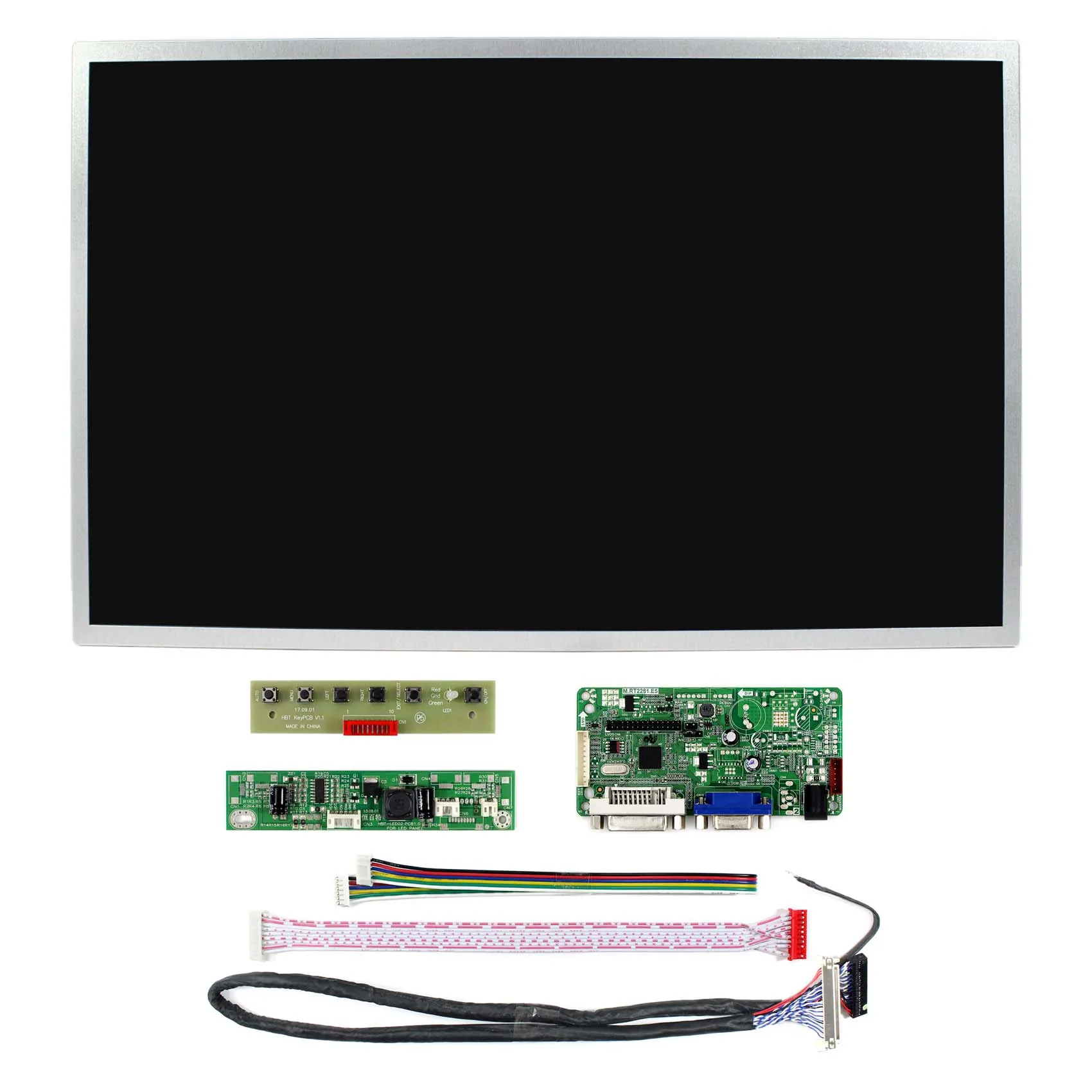 30pin M190CGE LVDs CCFL LCD Monitor + Controller Board DVI VGA Video Input 5.0V