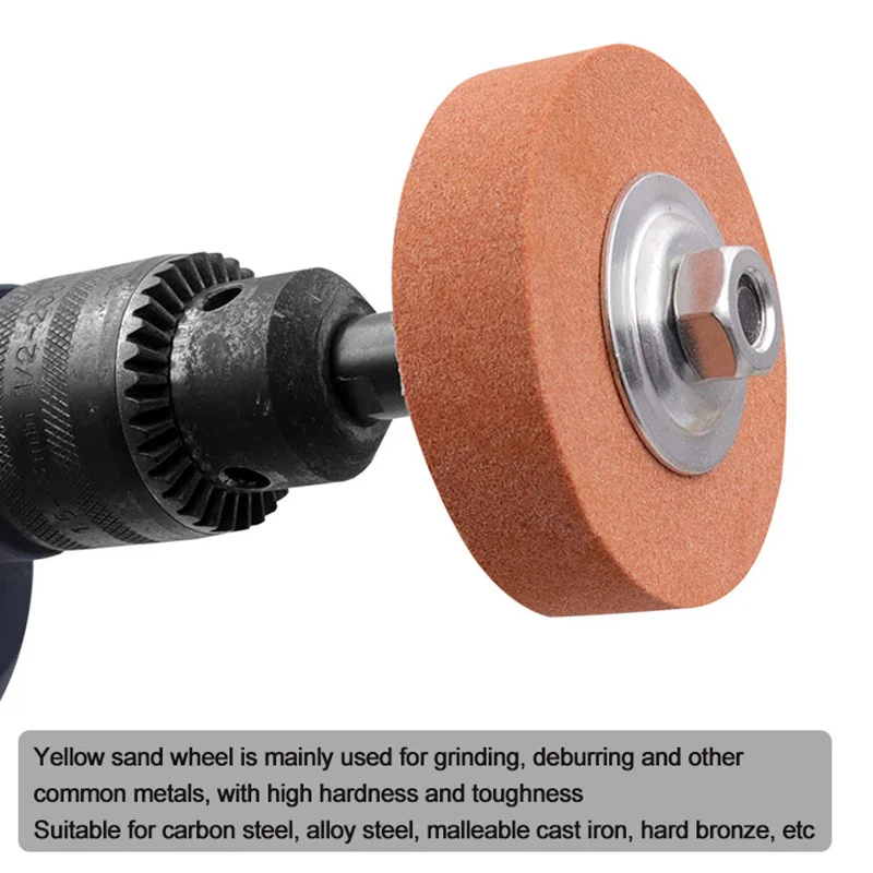 

Grinding Wheel Polishing Pad Disc Cloth Wheel Brush Head Grinder Buffing Wheel Adapter Connect Polishing Stone Rotating Tool