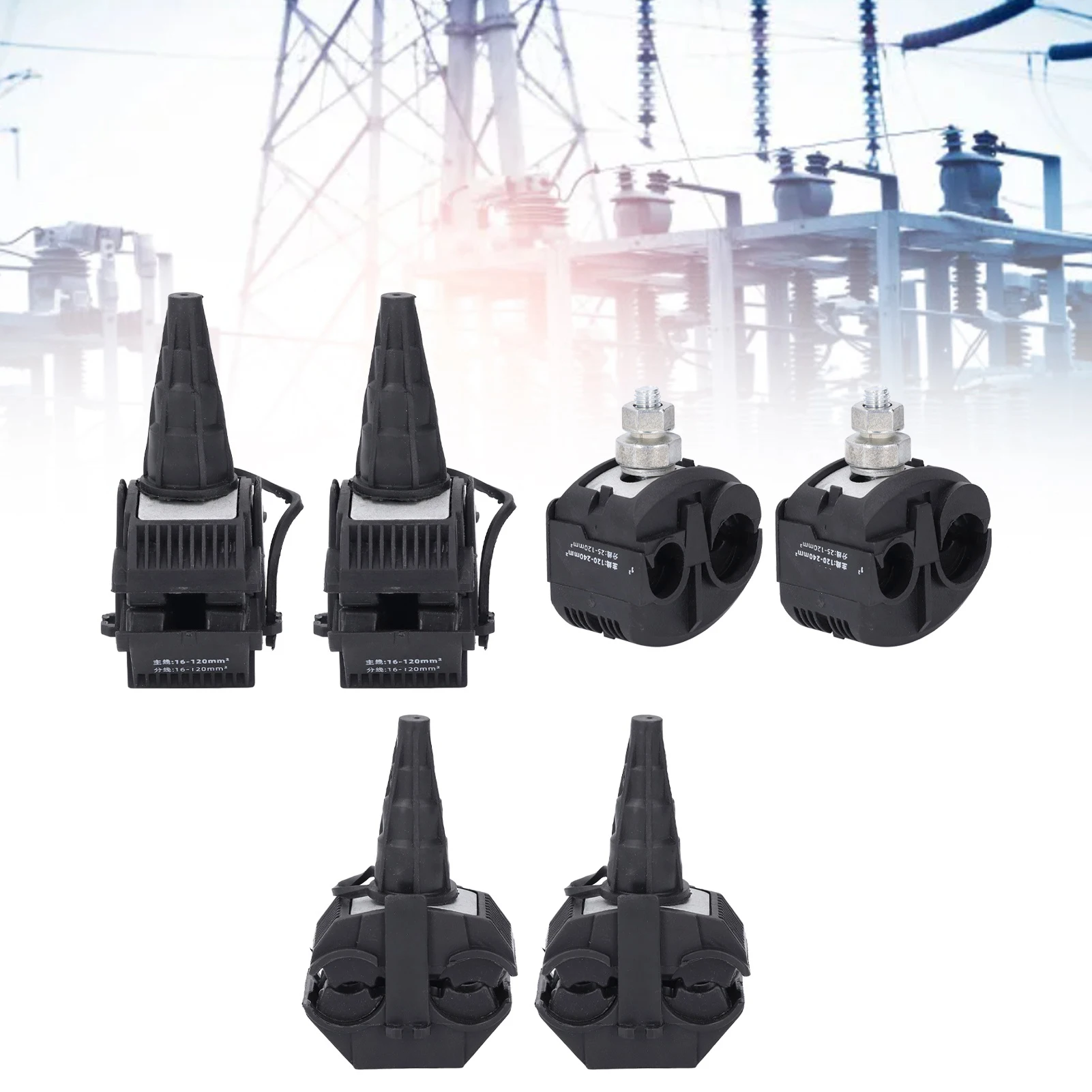 Insulation Piercing Connector 1KV Multi Cable Connector Non Peeling High Low Voltage Grounded Insulated Cable Connector