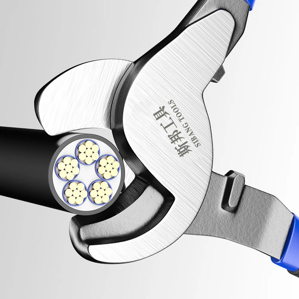 6 8 10 Zoll robuste Kabelschneider für elektrische Drähte, professionelle Kabelschere für Kupfer- und Aluminiumschnitte – Detail 4