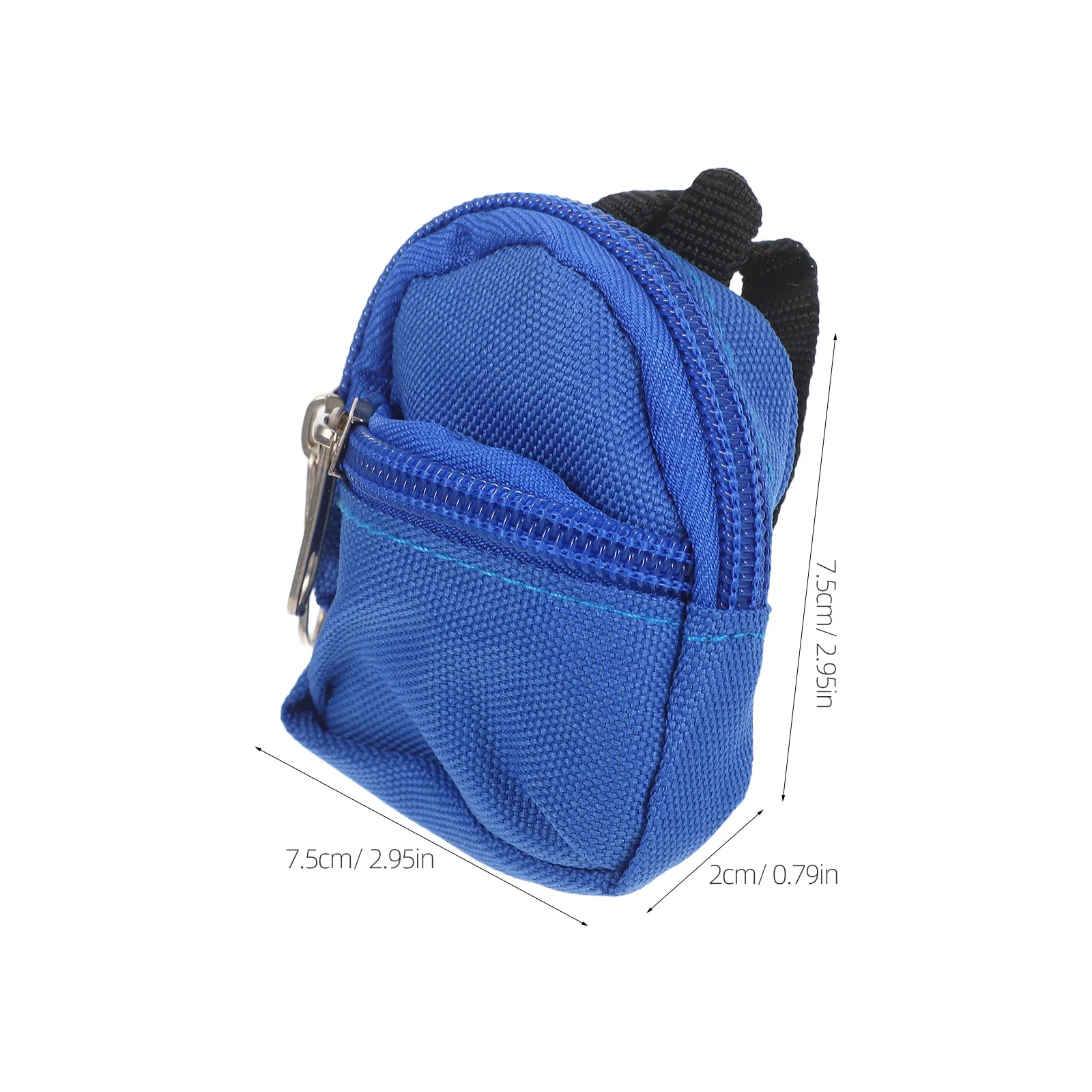 Mochila em miniatura fofa, 2 peças, adereços, escala 1:6, zíper realista, bolsas escolares para cenas de casa de bonecas, acessórios, mochila em miniatura