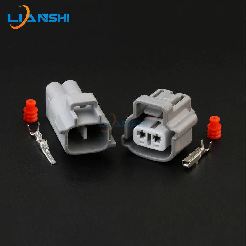 6189-0175 2Pin Waterproof Fog Light Turn Signal Connector Female Socket with Terminals for Isuzu NPR Harness