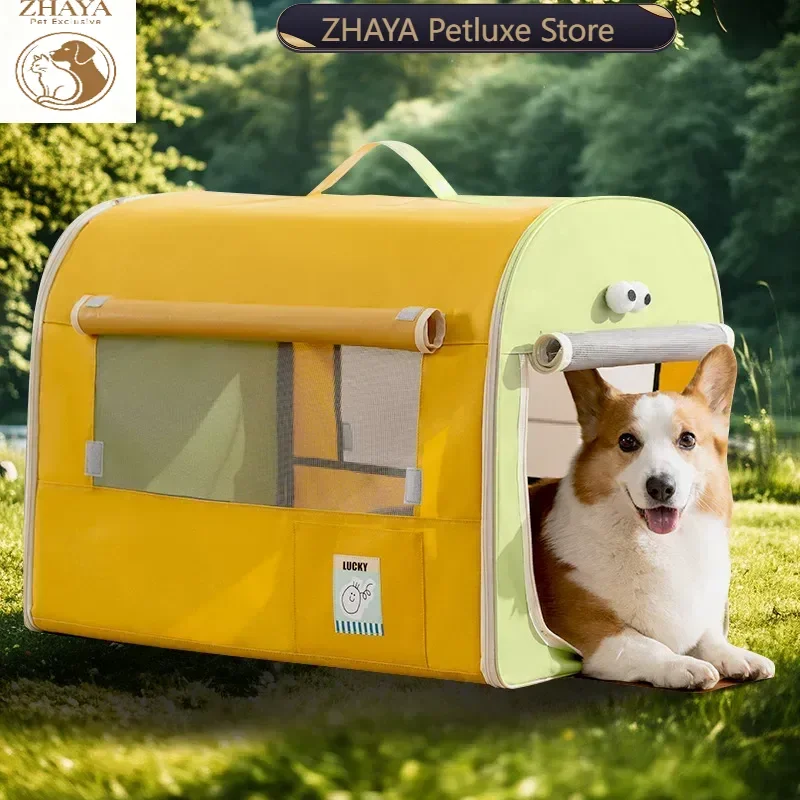 zhaya-portable-dog-carrier-bag-for-small-medium-dogs-cats-breathable-pet-travel-car-case-large-capacity-soft-sling