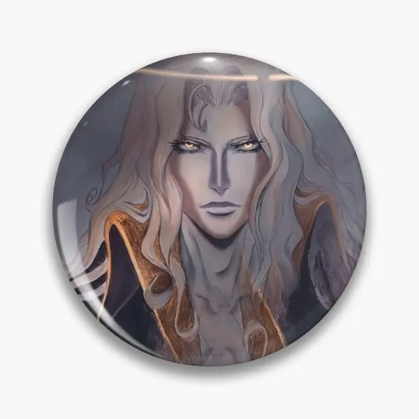 Alucard Castlevania  Soft Button Pin Collar Clothes Decor Metal Fashion Funny Cute Women Lover Cartoon Lapel Pin Brooch Badge