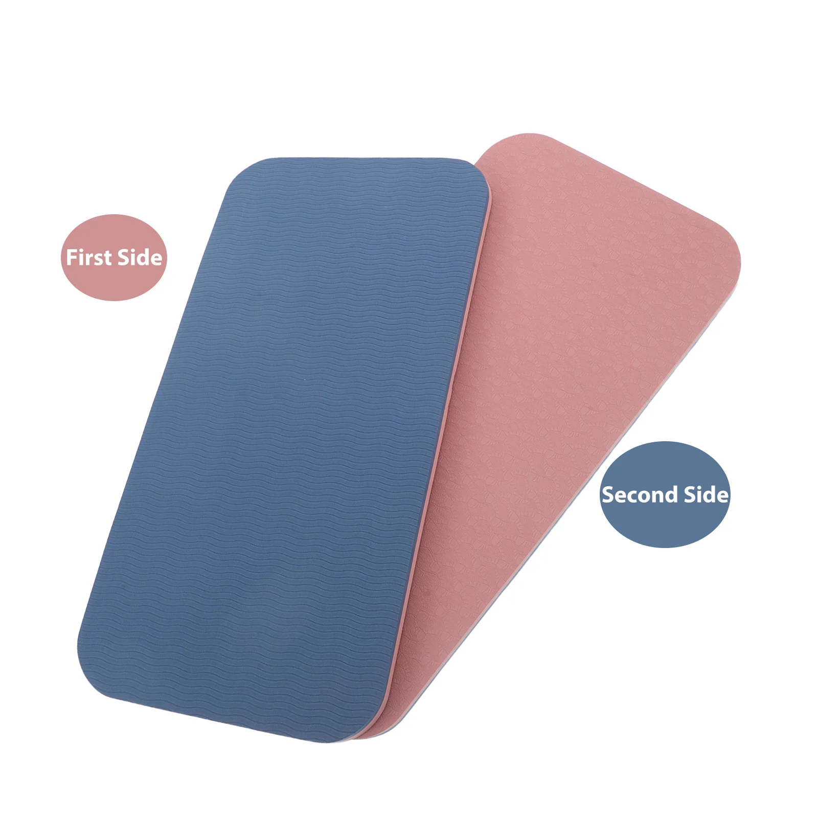 2 قطعة 0.8 سنتيمتر سميكة اليوغا حصيرة نونسليب الطابق وسادة للرجال النساء ممارسة تجريب الركبة الكوع حماية المعصم اللياقة البدنية ممارسة الوسادة #3