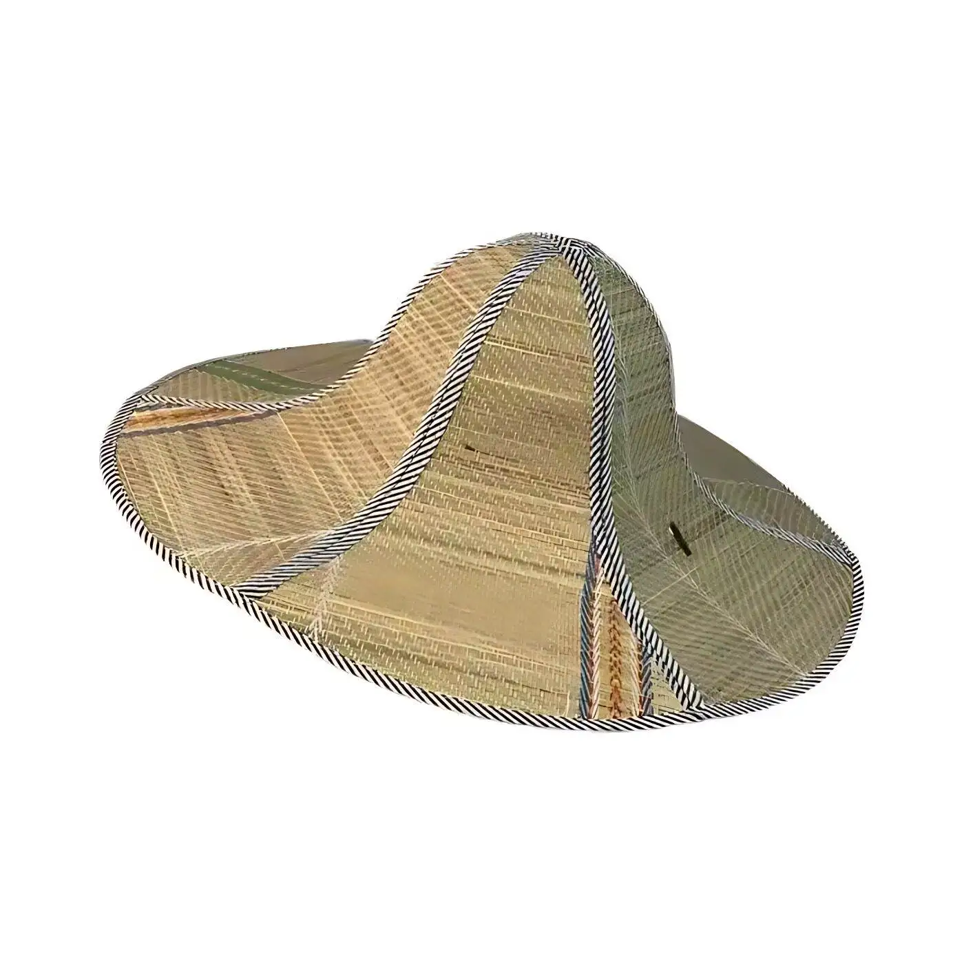 Outdoor Fishing Straw Hat Tea Picking Sunshade Waterproof Breathable Portable Large Brim Men Women Working in the Field