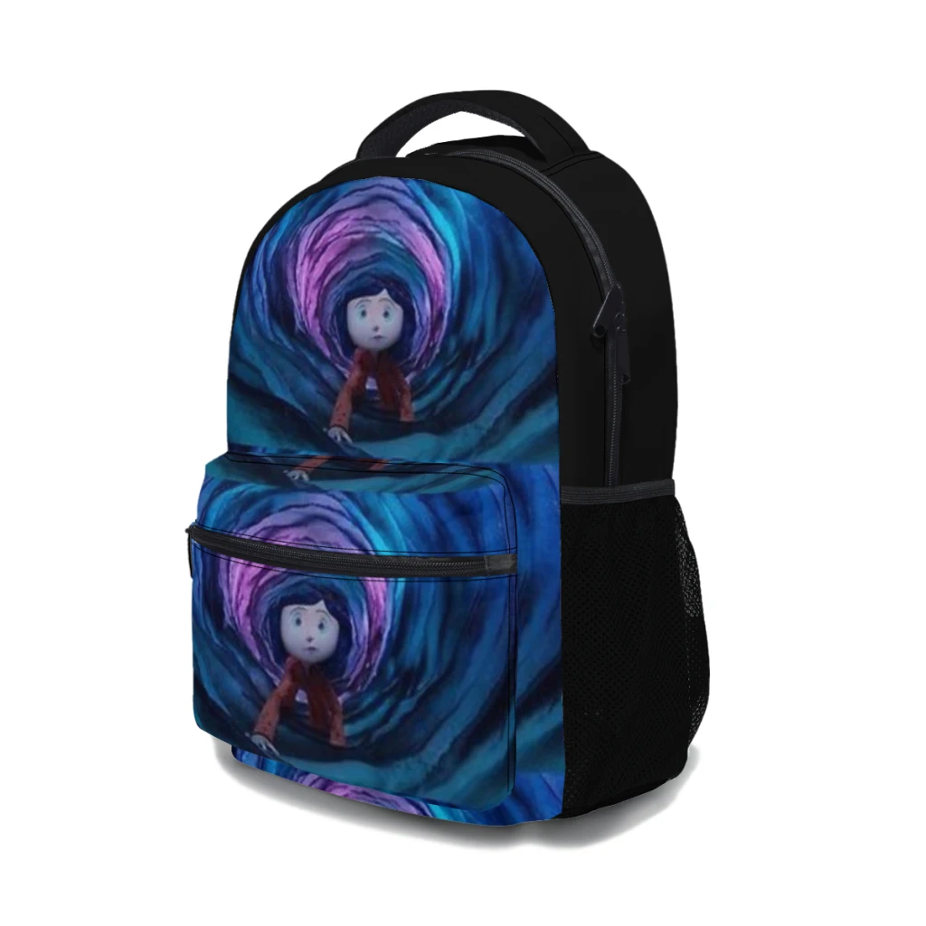 Nieuwe Modieuze Coraline Tunnel Rugzak Tas Grote Capaciteit Trendy Boekentas Multi-Pockets Verstelbaar 17Inch