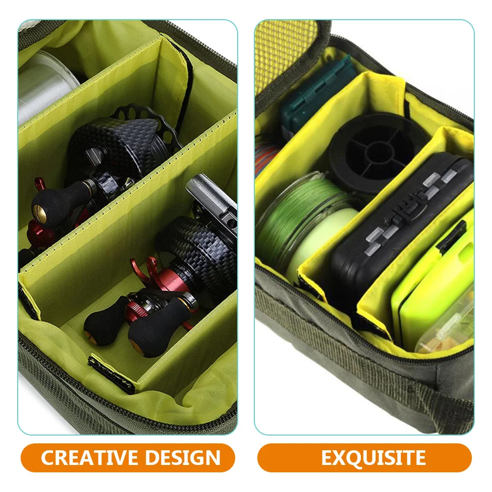 

Fishing Reel Bag Wear-Resistant Compact Scratch Protection Storage Pouch for Fishing Wheel Tackle Box Essentials