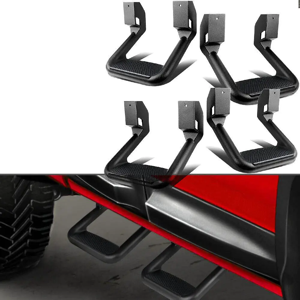 

4Pcs Fits for Rivian R1T 2022 2023 Truck Pickup Running Board Side Step