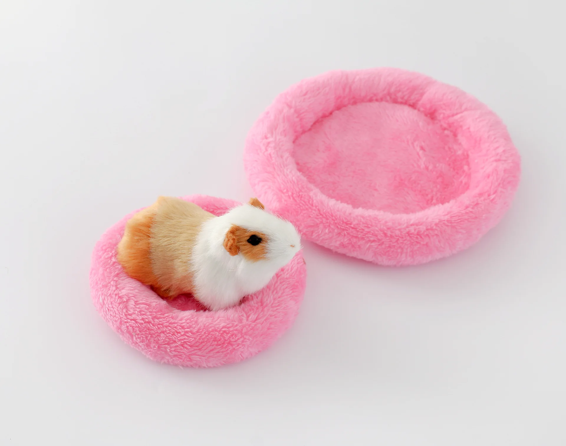Hamster-Bettmatte, Haustier-Nest, Plüsch, weich, warm, Unterlage, Haustierbedarf, Schlafmatte für Hamster, Igel, Chinchilla, Kaninchen, Kleintiere – Detail 4