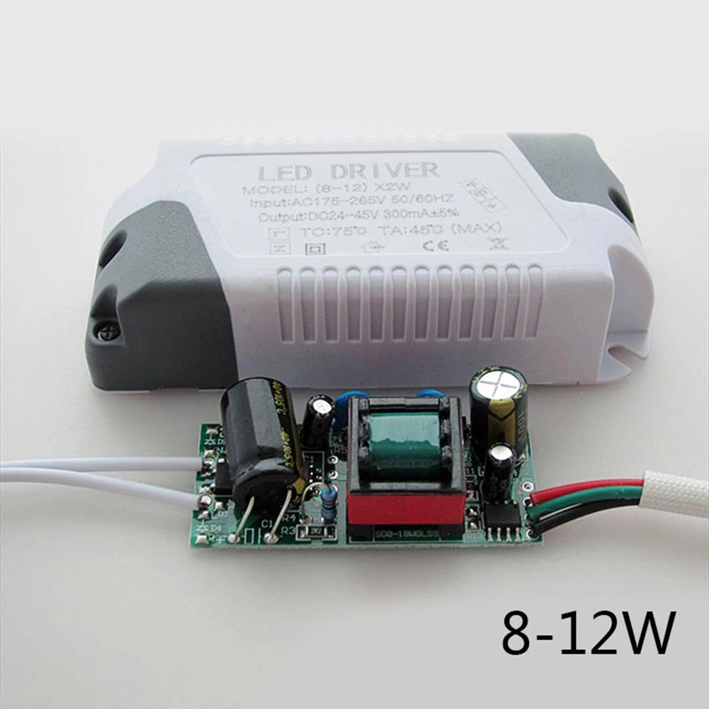 Imagem -03 - Corrente Constante Led Luzes Transformadores Lâmpada Driver Adaptador de Alimentação Cores ac 85265v 3w 47w 8-24w