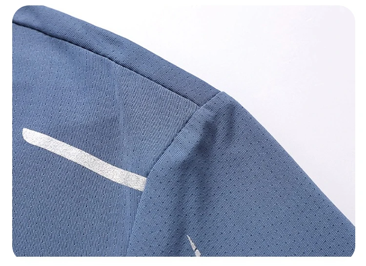 New Ice Silk Running Shirts Men Loose Short Sleeve Top Basketball Gym Sportswear For Male Fitness Workout Mesh Breathable Tee