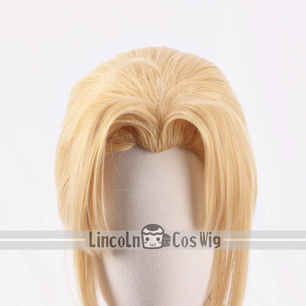 Anime Edward Elric Cosplay Wig Halloween Carnival Party Props Synthetic Hair Heat Resistant Fiber + Wig Cap