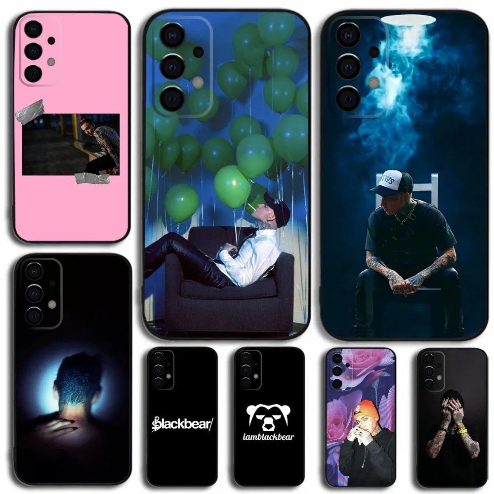 

Singer B-Blackbear Numb Phone Case For Samsung Galaxy A13,A21s,A22,A31,A32,A52,A53,A71,A80,A91 Soft Black Cover