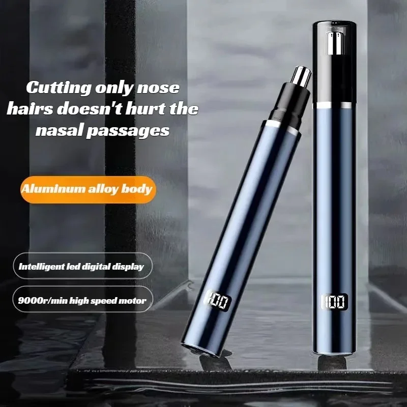 Electric Nose Hair Trimmer Nose Hair Portable Rechargeable Nose Hair Trimmer Mini Trimmer Nostril Cleaner