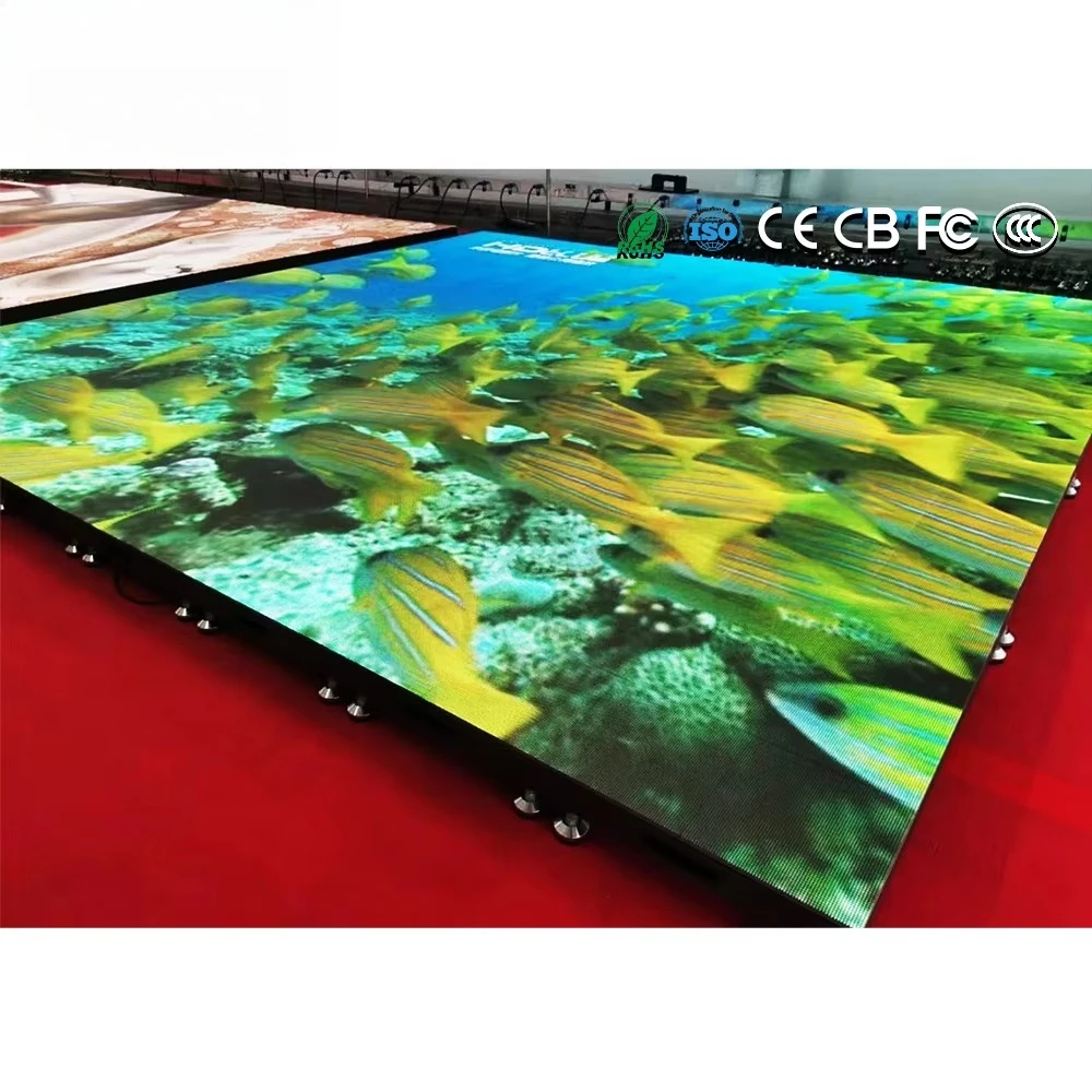 LED Video Floor Dance Floor LED Display Interactive LED Floor Tile Screen Stage LED Screen
