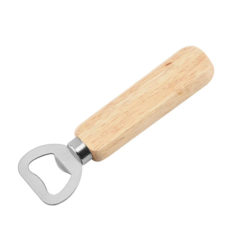 

Everyday Easy Carry Daily Use Simplicity Style Comfortable Wood Handl Stainless Steel Bottle Openers