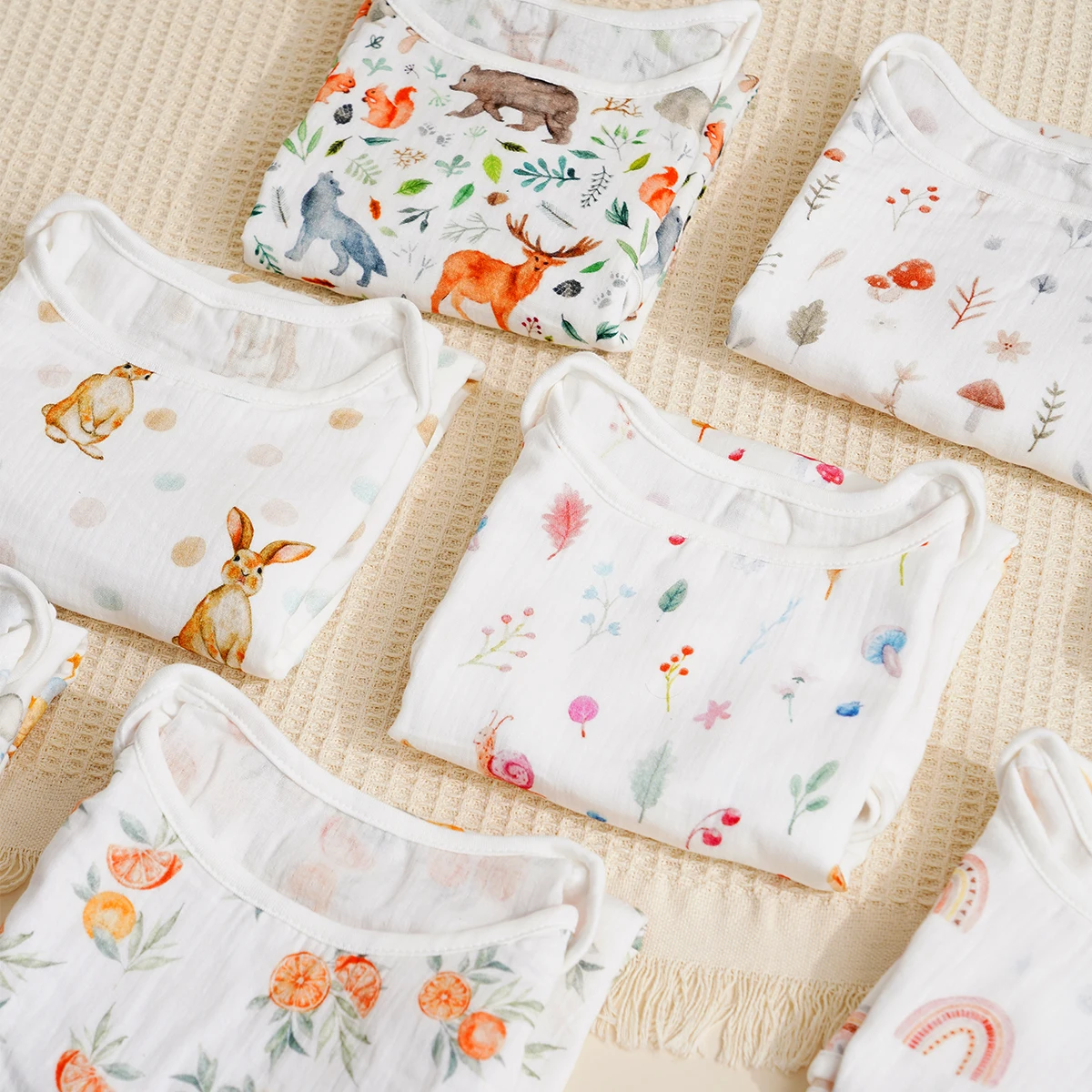 Kangobaby Multi Size Soft Breathable Sweat Absorbing Children's Vest Sleeping Bag Button Design For Easy Removal