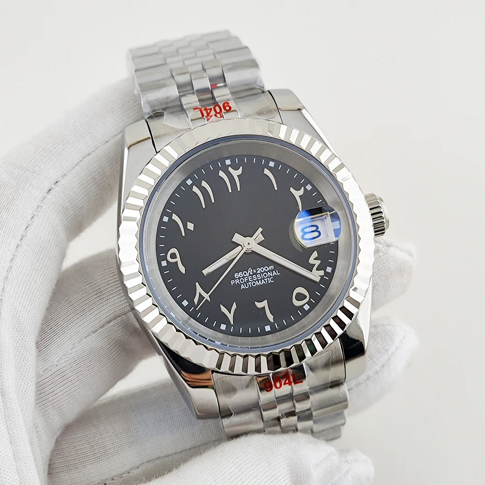 

NH35 36mm/39mm Men's/Women's Automatic Mechanical Log Watch Sapphire Automatic Oyster Strap