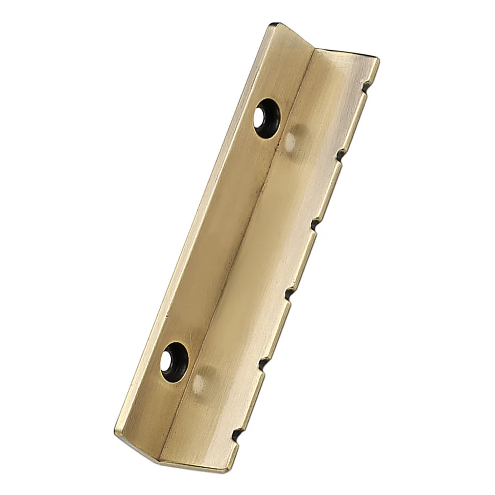 

L-Shaped Blue Bronze Bridge Nut Saddle Folk Acoustic Replacement Parts Accessories Stable Support Decrease Neck Pressure Easy