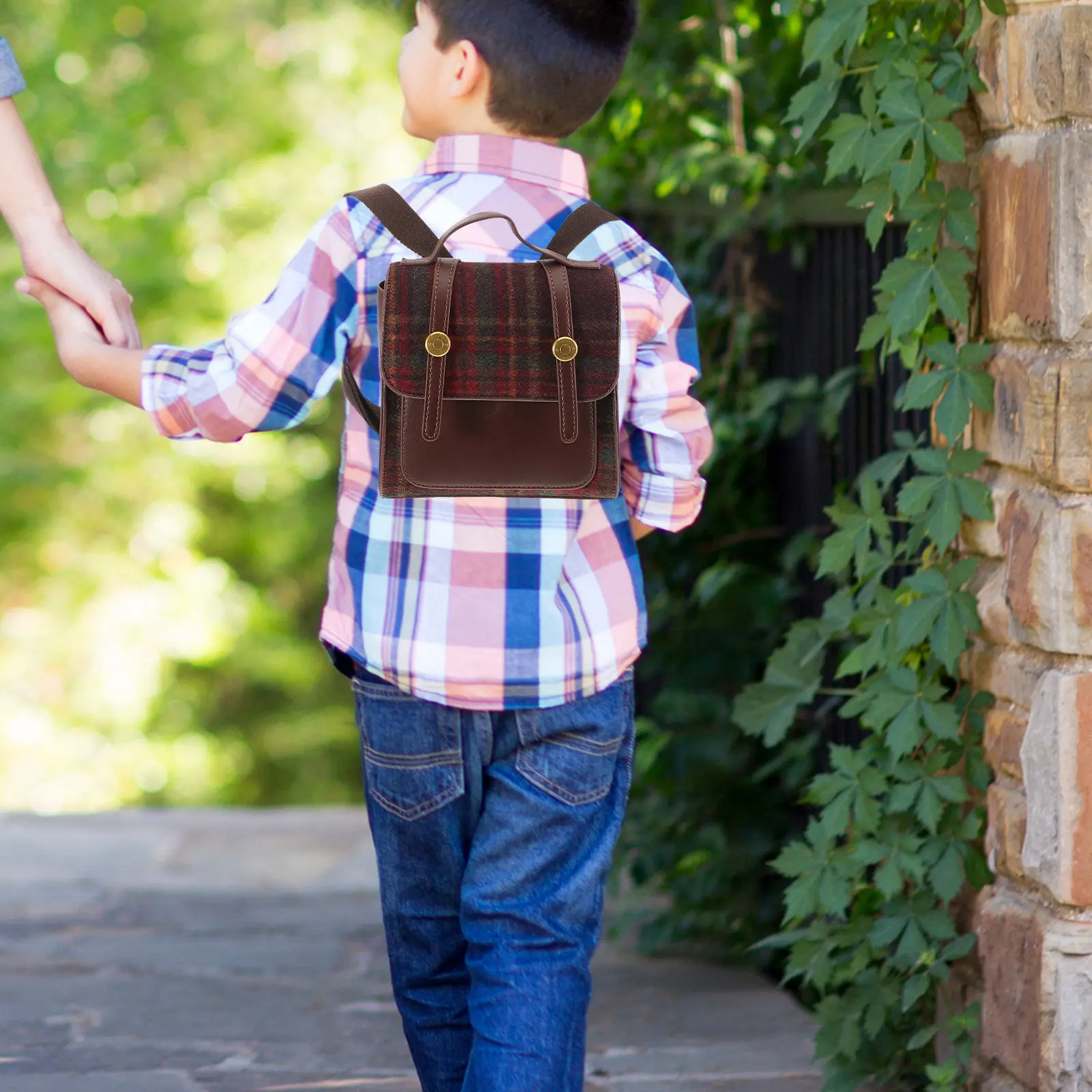 

Stylish Retro PU Toddler Backpack for Girls and Boys Ages 2-4 Kindergarten Preschool Daily Use Spacious Comfortable Kids