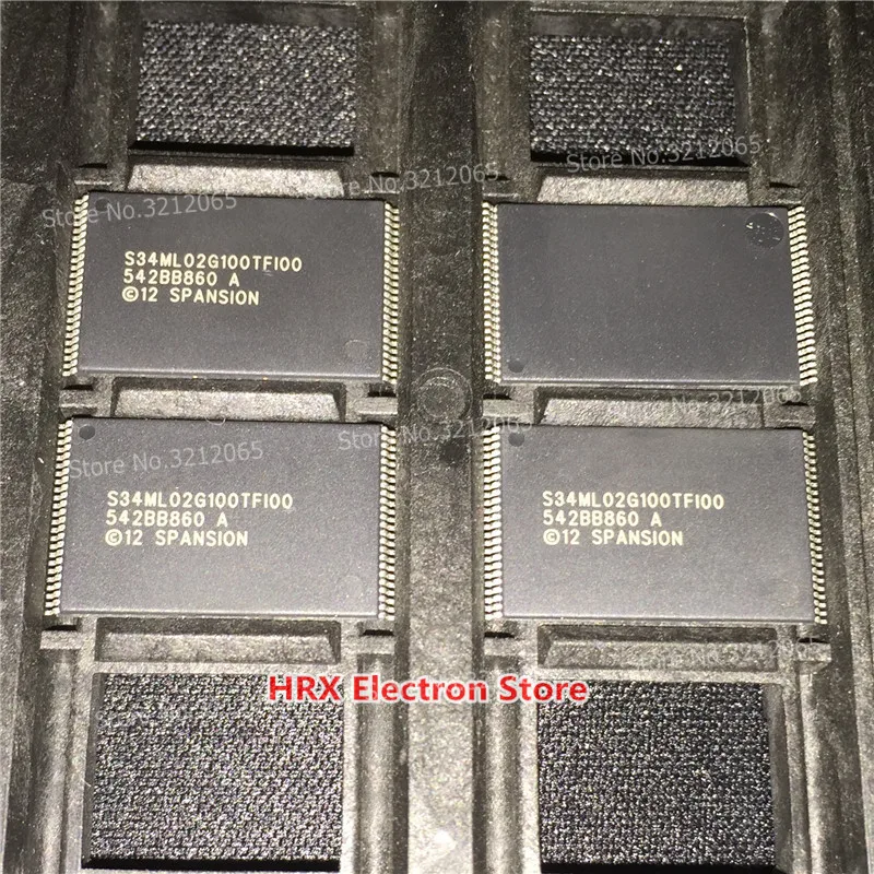 100% New Original S34ML02G100TFI000 TSOP48 S34ML02G100TFI00 (5-20piece)