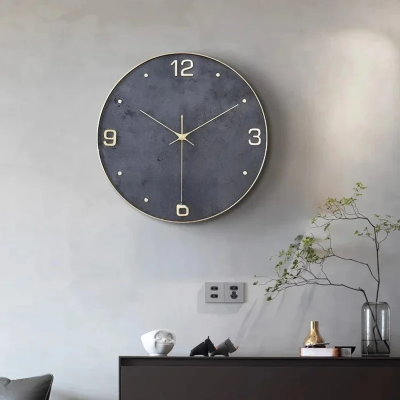 Luxury Large Digital Wall Clock Modern Digital Living Room Home Elegant Wall Clock Modern Aesthetic  Pared Room Decorations