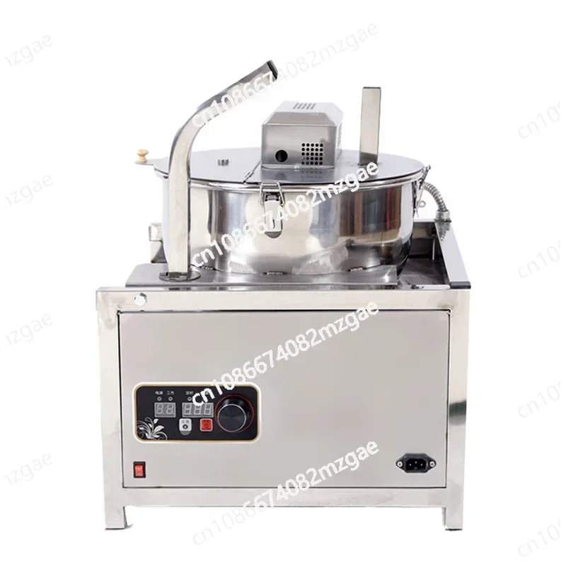 5000W Household Automatic Gas Popcorn Machine 220V, Dual Heat Electric Hot Air Corn Popper for Indoor Entertainment