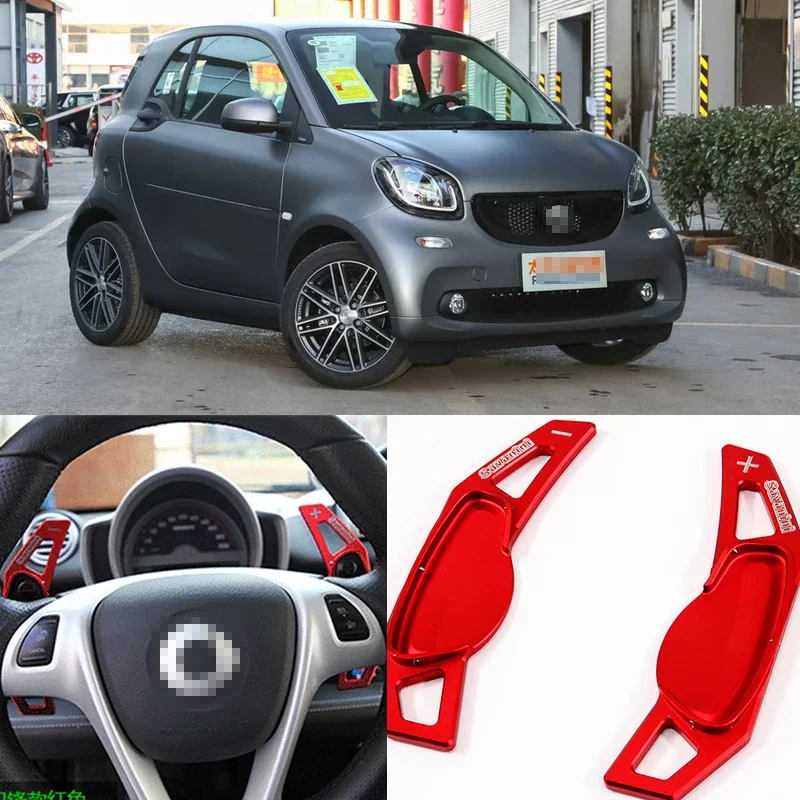 

For Smart Fortwo 2009-2017 Alloy Add-On Steering Wheel DSG Paddle Shifters Extension