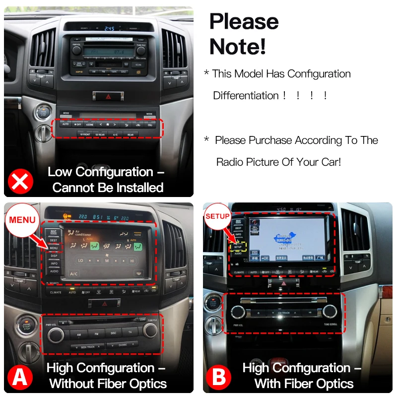 15 inch Android 13 Tesla style Car GPS Navigation For Toyota Land Cruiser 200 LC200 2012 - 2008 Radio Multimedia Player Screen