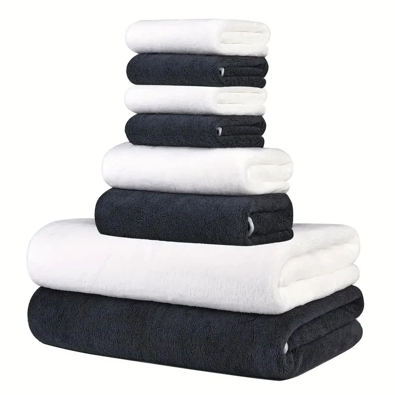 8-Pack Large Microfiber Cleaning Cloths Super Absorbent, Reusable Multi-Purpose Towels for Floors, Kitchen, Windows, and Beyond