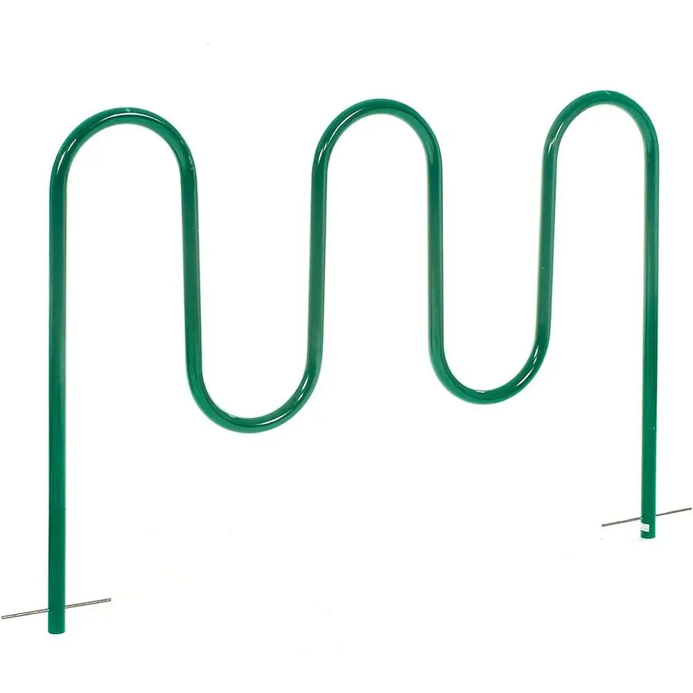 

Подземная велопарковка на 68 велосипедов, вместимость 7 велосипедов, сталь с зеленым порошковым покрытием, подходит для коммерческих и общественных пространств