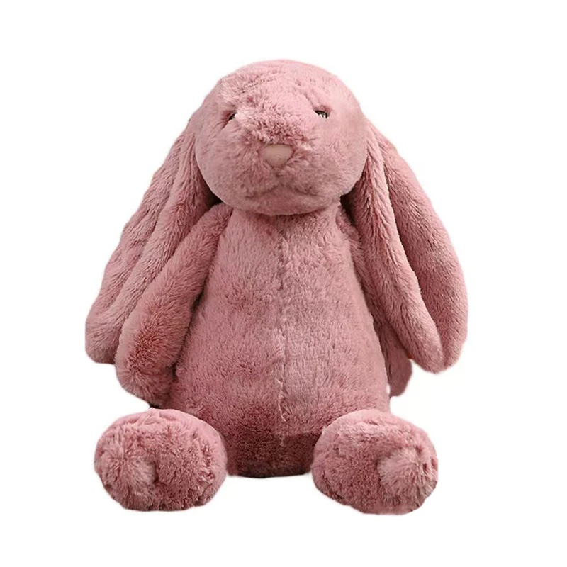 30cm Soft Stuffed Animals Kids Long Ear Bunny Toys Sleeping Cartoon Plush Toy Rabbit Dolls For Children Birthday Gift