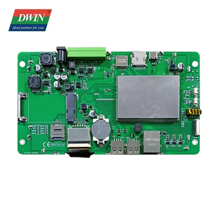 2026 DWIN 7 Inch 1024x600 Industrial Embedded TFT LCD Module Linux Display Qt Development Capacitive Touch Screen