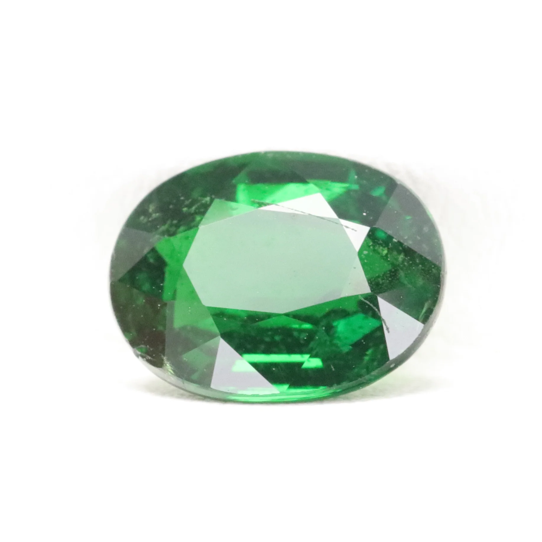 Gemstone 2.45ct Tsavorite Garnet Oval 7.08X9.14X4.30mm Private Custom Ring Pendant Earring Main Stone Natural Untreated