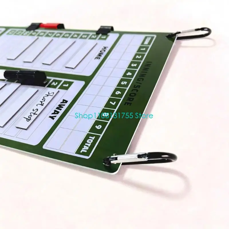 K0EF Baseball Lineups Board for Coaches Softball Lineups Card Marker Board Baseball Coaching Accessories
